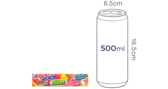 [모리나가] 하이츄 스틱 사우어 자몽 57g