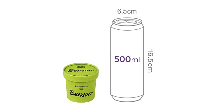 [컬리멤버스][벤슨] 미니컵 말차 100mL