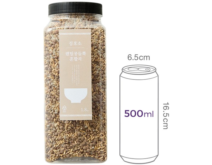 [정미소] 렌틸콩 듬뿍 혼합곡 1.8kg