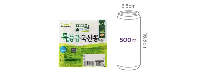 [풀무원] 특등급 국산콩 부침용 두부 340g