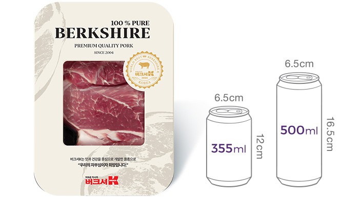 [버크셔세상] 버크셔K 흑돼지 앞다리살 400g