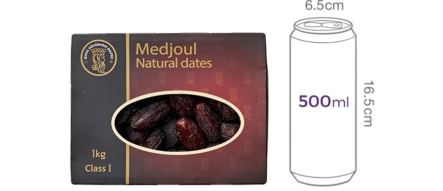 [킹솔로몬] 씨 있는 메드줄 대추야자 1kg [등급: 프리미엄]