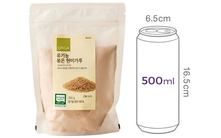 [ORGA]  유기농 볶은현미가루 250g