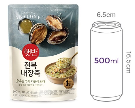 [햇반죽] 전복내장죽 420g