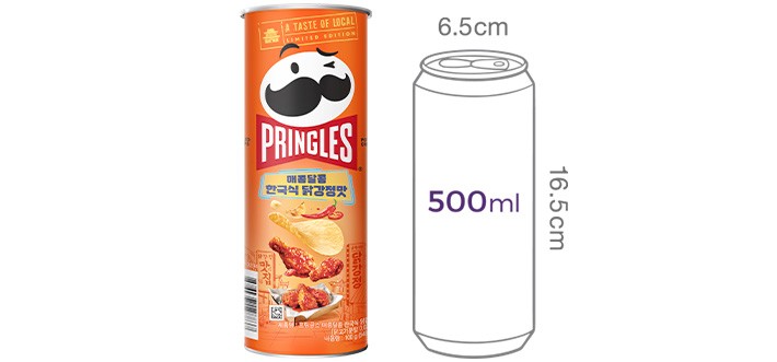 [프링글스] 매콤달콤 닭강정맛 100g