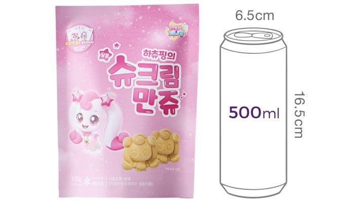 [캐치! 티니핑] 하츄핑의 슈크림 만쥬 150g (띠부씰 포함) 