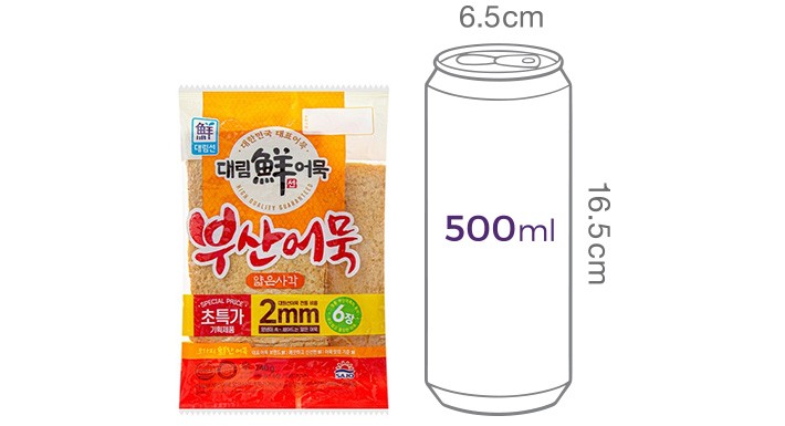[사조대림] 부산어묵 얇은사각 240g