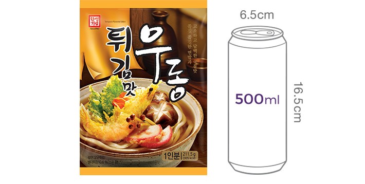 [한성기업]튀김맛우동(1인분) 211.5g