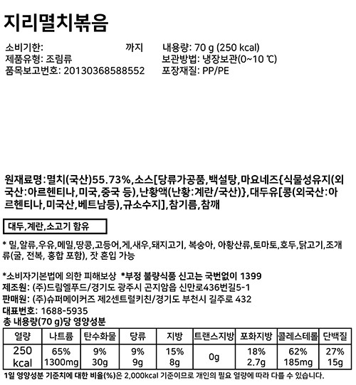 [슈퍼키친] 지리멸치볶음