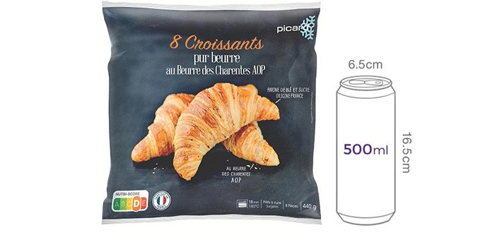 [Picard] 버터 크루아상 (55g X 8개)