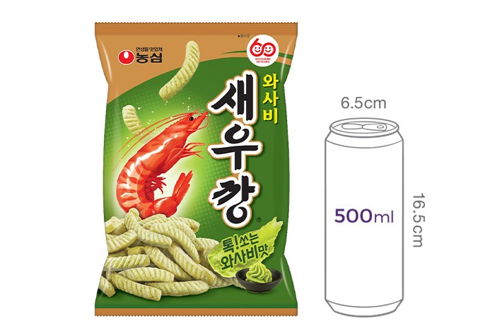 [농심] 와사비 새우깡 70g