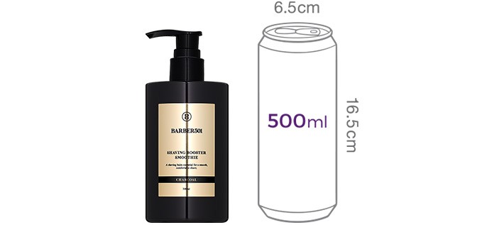 [바버501] 쉐이빙부스터 스무디 차콜