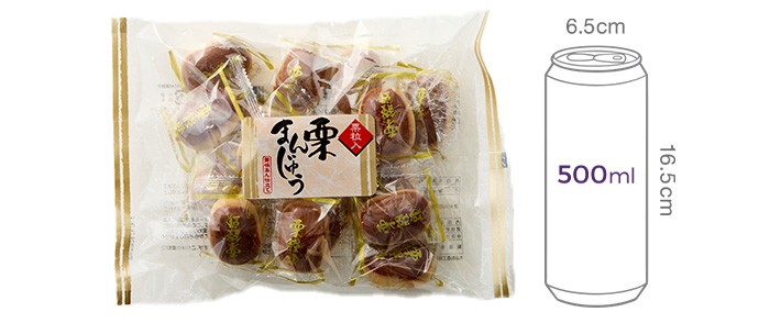 [일본 디저트 여행] 쿠리 미니 밤만쥬 (15g X 16개입)