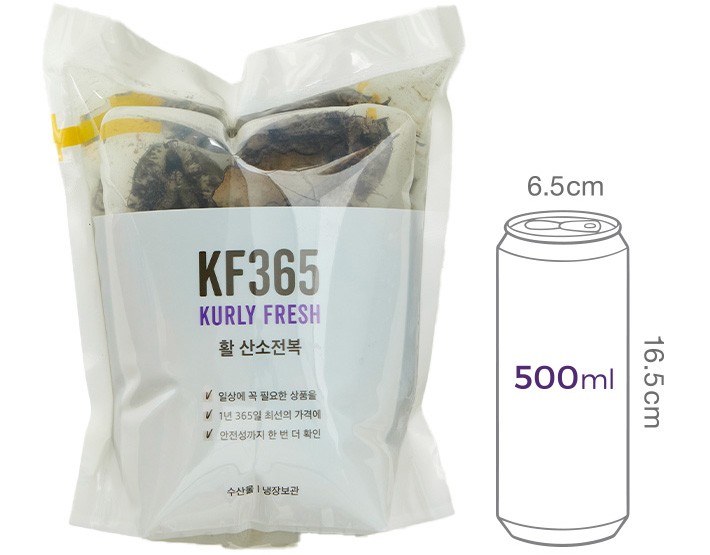 [KF365] 완도 전복 4~5마리 500g (특대, 생물)