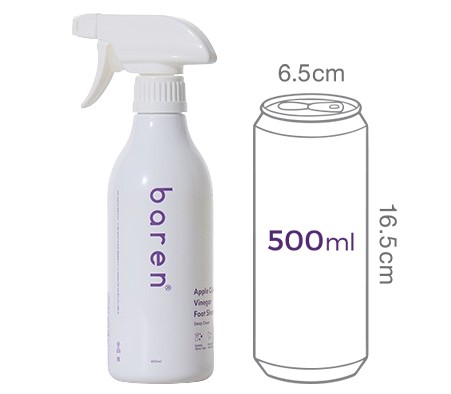 [바렌] 발에 사과해 애플 사이다 비니거 풋샴푸 400ml