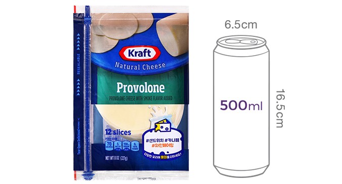 [크래프트] 슬라이스 프로볼로네 치즈 227g