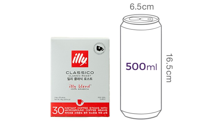 [일리] 클래식 로스트 레귤러 스틱커피 (1.6g X 30입)