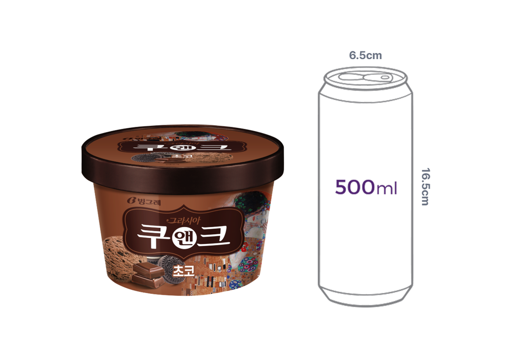 [빙그레] 그라시아 쿠앤크 초코 750mL