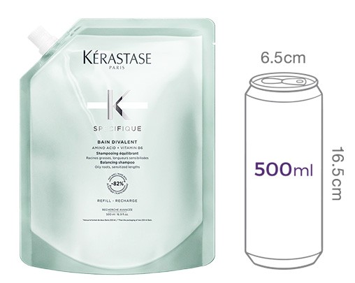 [케라스타즈] 방 디발렁 샴푸 500ml 리필 듀오 세트 (시몽 30ml*3개 증정)