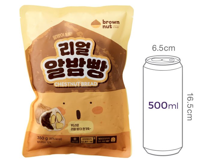 [브라운넛] 리얼 알밤빵 350g
