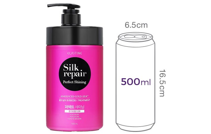 [엘라스틴] 실크리페어 퍼펙트 샤이닝 골드실크 트리트먼트 1000ml
