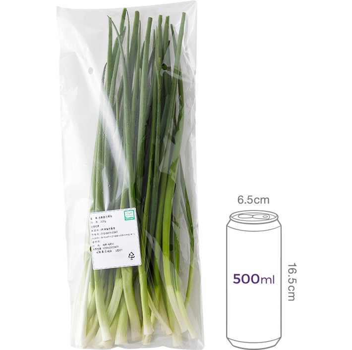 제주 친환경 깐쪽파 200g