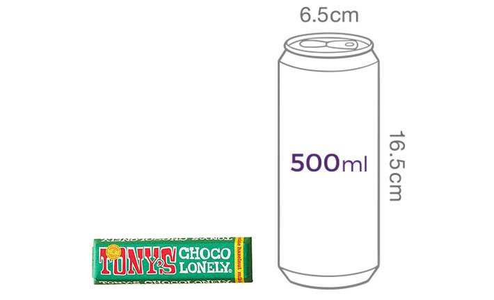 [토니스] 초코 론리 공정무역 초콜릿 헤이즐넛 47g