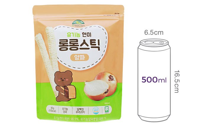 [오가닉스토리] 유기농 현미 롱롱스틱 양파 30g