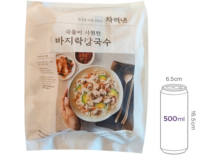 [차려낸] 국물이 시원한 바지락 칼국수(4인분)