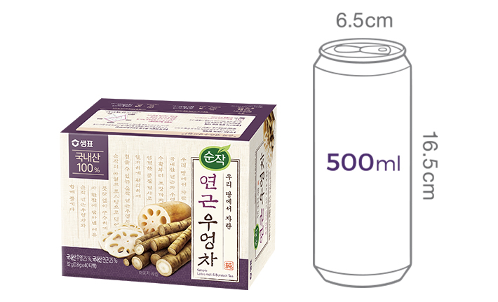 [샘표] 순작 연근우엉차 티백 (0.8g X 40개)