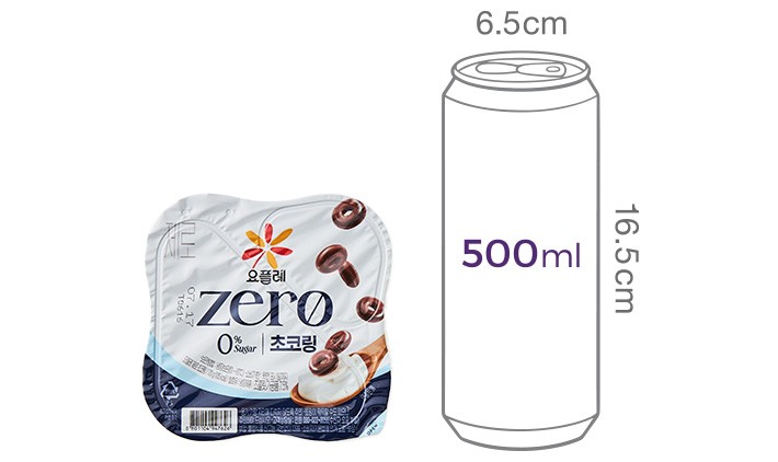 [빙그레] 요플레 제로 플립 초코링 120g