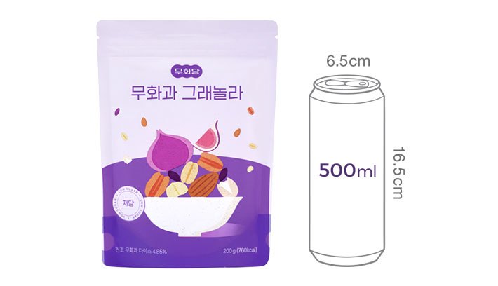 [무화당] 저당 그래놀라 (무화과) 200g