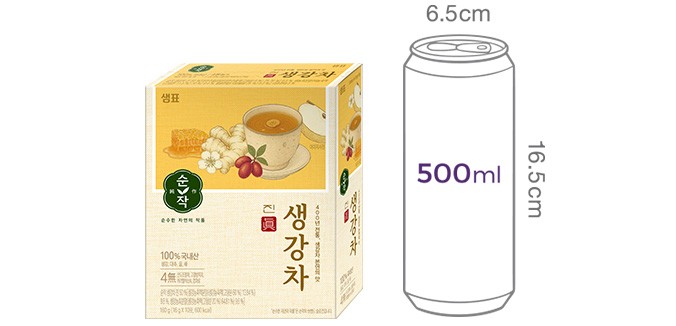 [순작] 진 생강차 (16g X 10개입)