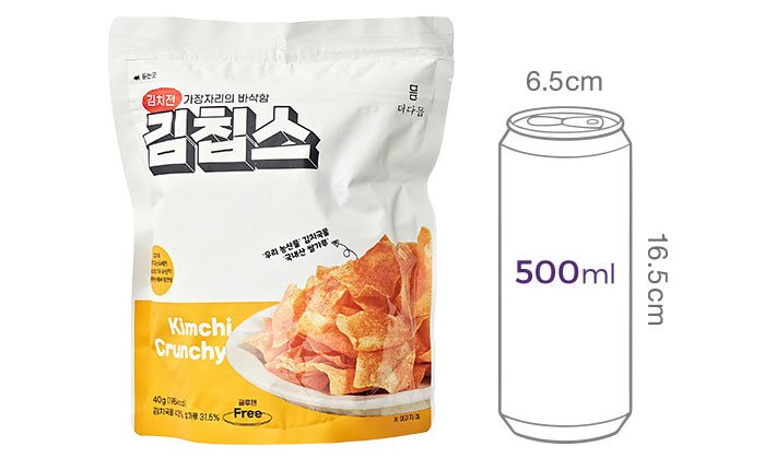 [더다믐] 김치부각 김칩스 40g