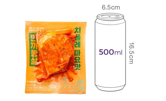 [한끼통살] 소스 닭가슴살 치폴레마요맛 (1입)