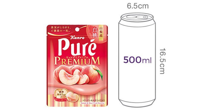 [칸로] 퓨레 구미 프리미엄 복숭아 54g