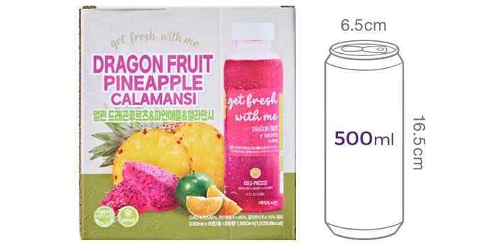 [TS FOOD] 레드용과&파인애플 (330mL X 6개)