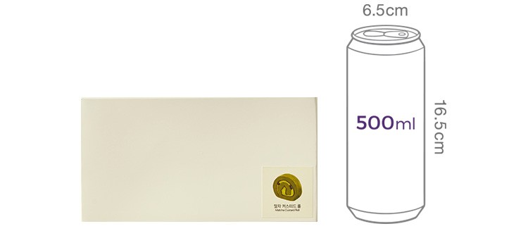 [한스케익] 말차 커스터드 롤 370g