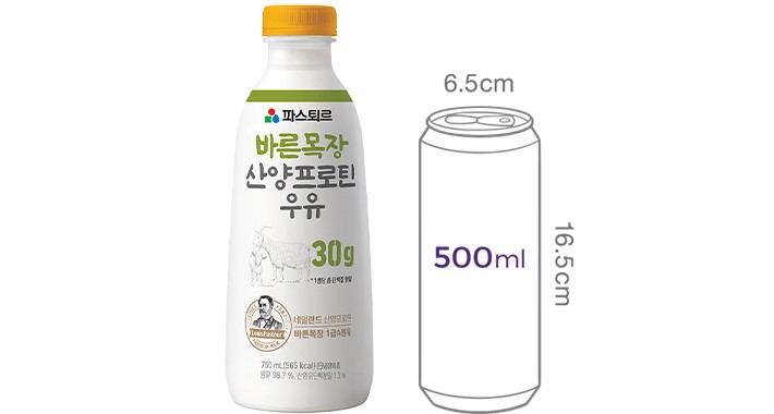 [파스퇴르] 바른목장 산양 프로틴 우유 750mL