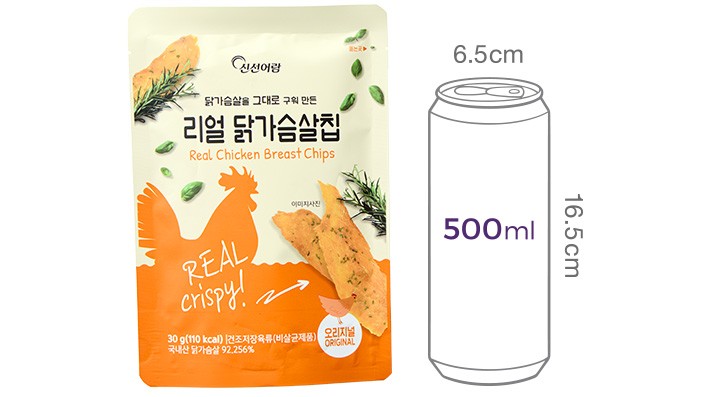 [신선어람] 리얼 닭가슴살칩 오리지널