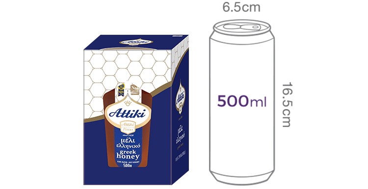 [아티키] 그릭허니 타임 천연 꿀 500g