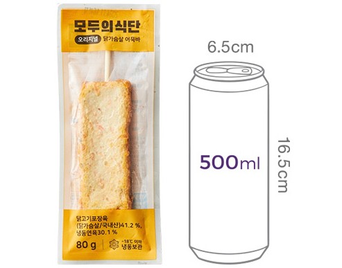 [모두의식단] 오리지널 닭가슴살 어묵바 4개입