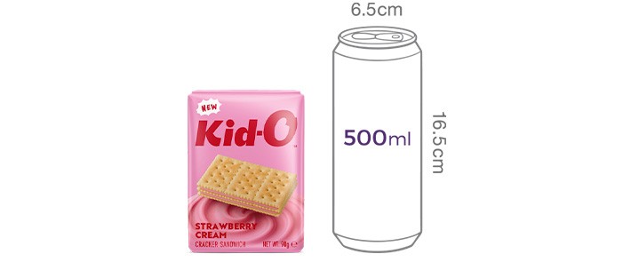 [키도] 딸기 크래커 샌드위치 90g