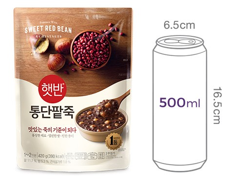 [햇반죽] 통단팥죽 420G