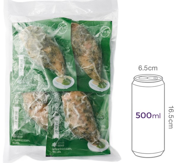 [탄단지] 통 닭가슴살 깻잎맛 (4개입)