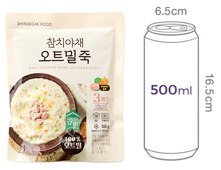 [신세계푸드] 참치야채 오트밀죽 300g