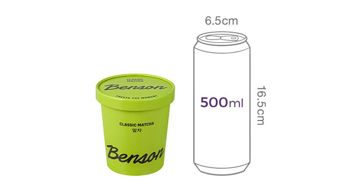 [벤슨] 파인트 말차 474mL