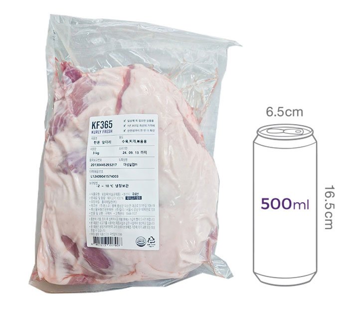 [KF365] 한돈 앞다리 대용량 3kg(냉장)