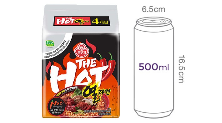 [오뚜기] 더핫 열라면 4입