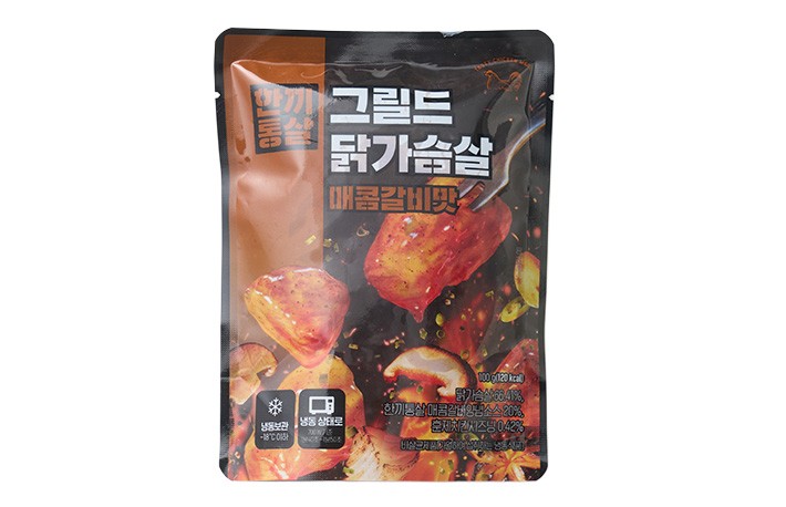 [한끼통살] 그릴드 닭가슴살 매콤갈비맛 (1입)